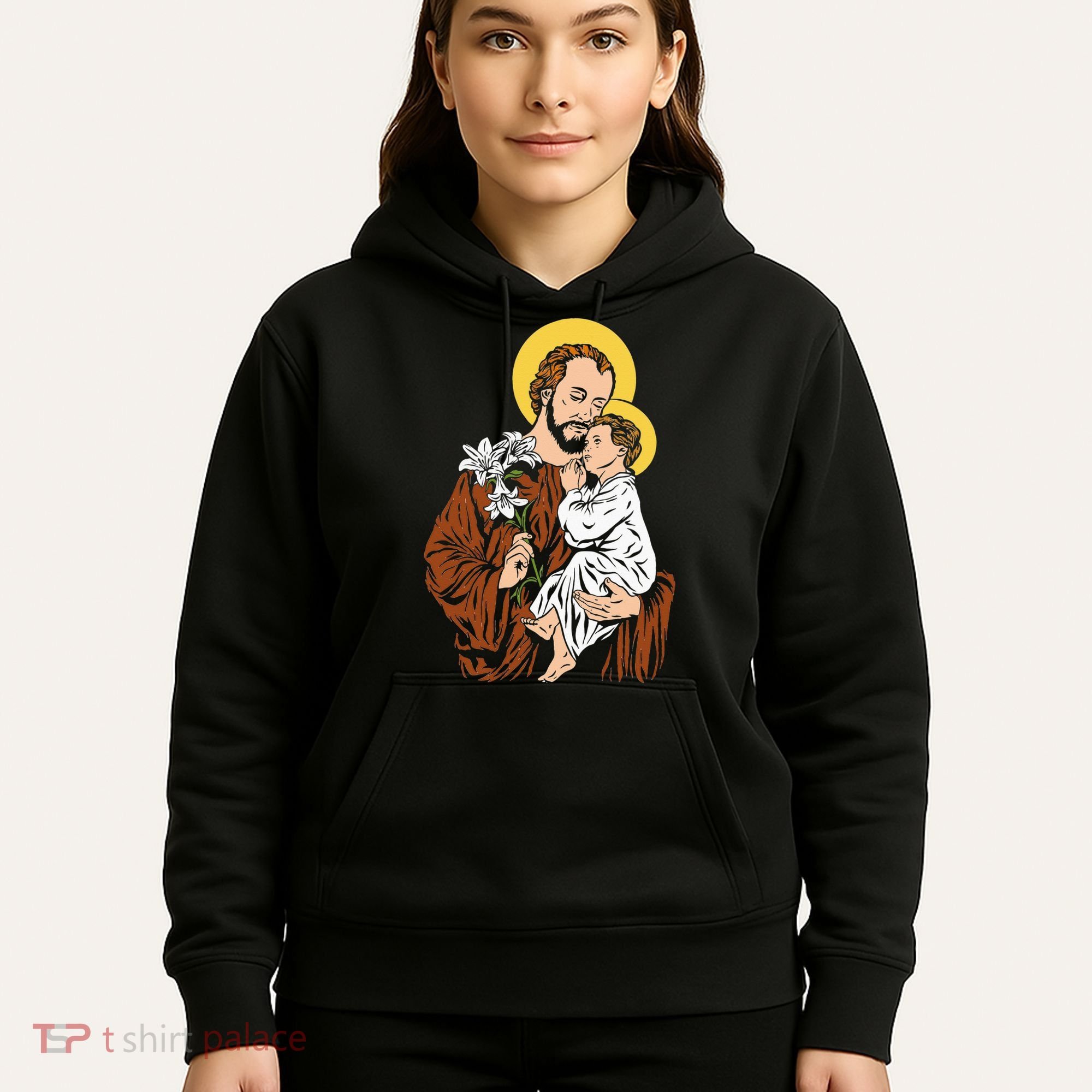 St Joseph and Child Jesus Consecration 2021 Catholic Saint Hoodie