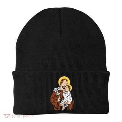 St Joseph and Child Jesus Consecration 2021 Catholic Saint Beanie
