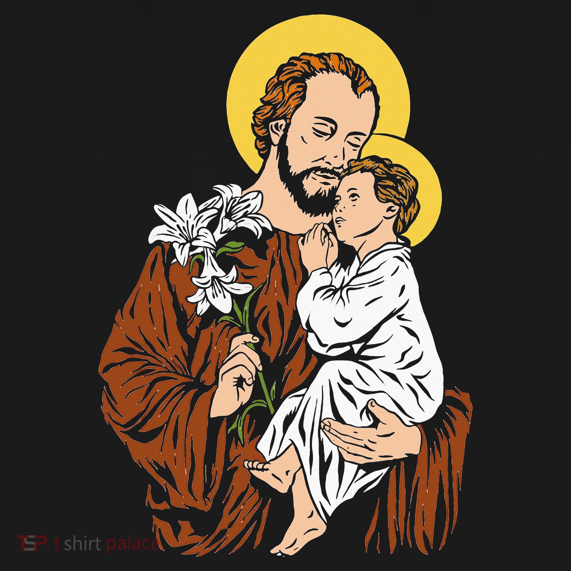 St Joseph and Child Jesus Consecration 2021 Catholic Saint Polo