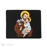 St Joseph and Child Jesus Consecration 2021 Catholic Saint Mousepad thumb 0