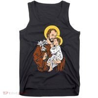 St Joseph and Child Jesus Consecration 2021 Catholic Saint Tank Top thumb 0