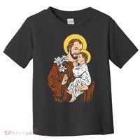 St Joseph and Child Jesus Consecration 2021 Catholic Saint Toddler T-Shirt thumb 0