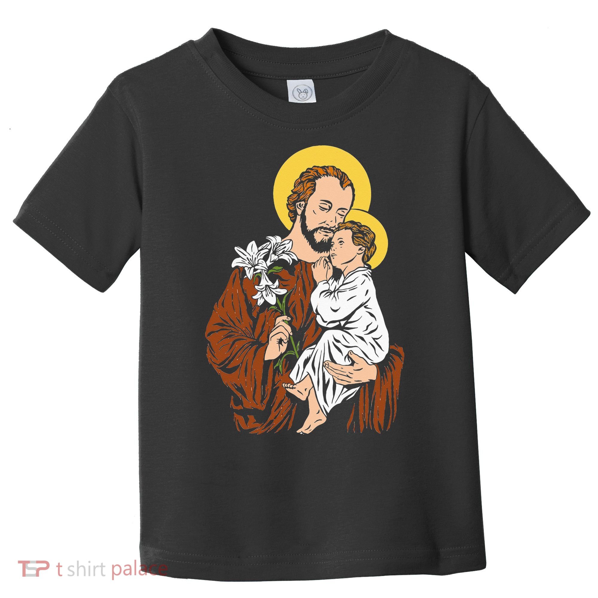 St Joseph and Child Jesus Consecration 2021 Catholic Saint Toddler T-Shirt
