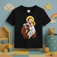 St Joseph and Child Jesus Consecration 2021 Catholic Saint Toddler T-Shirt thumb 3