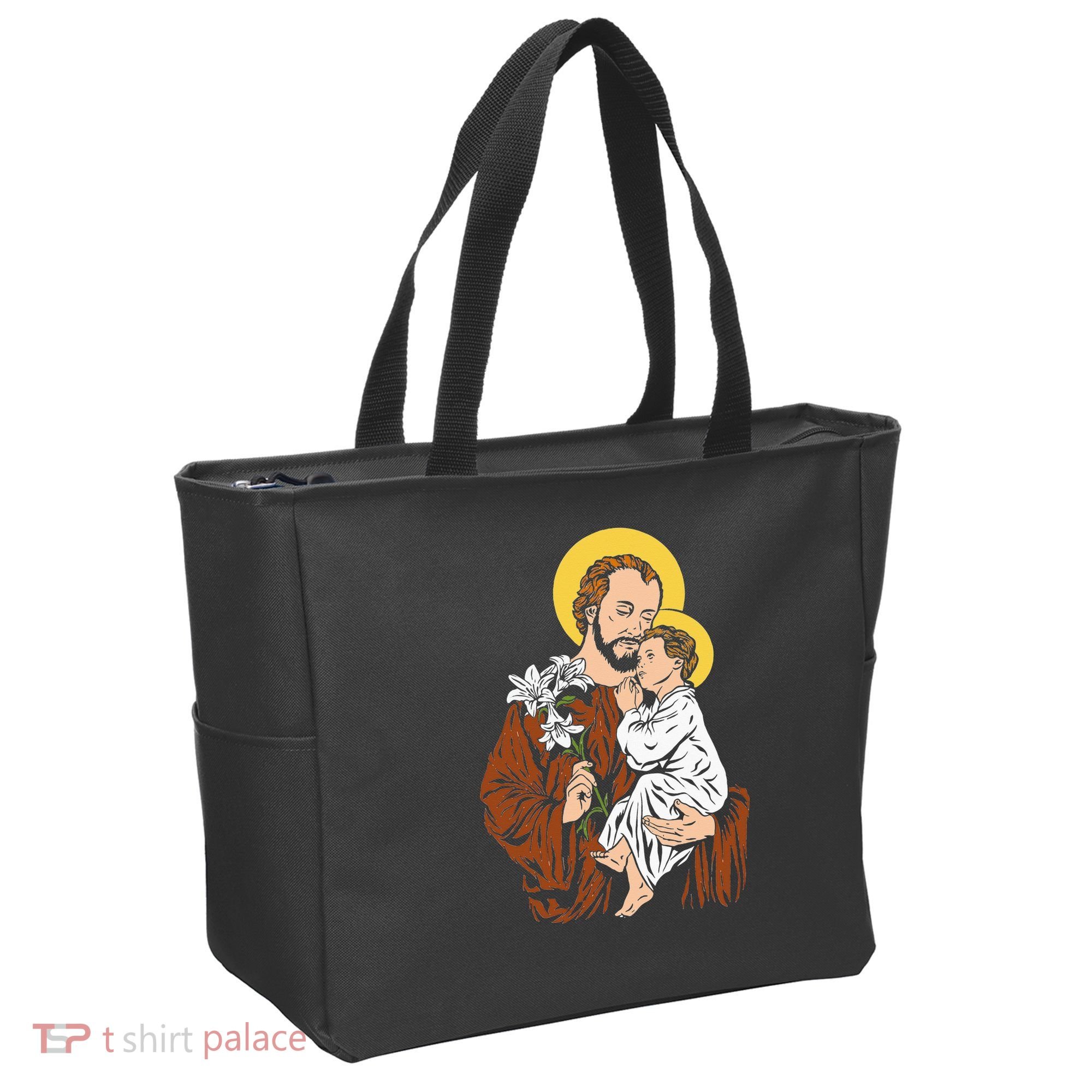 St Joseph and Child Jesus Consecration 2021 Catholic Saint Tote Bag