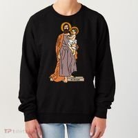 St Joseph and Child Jesus Consecration Catholic Saint Women's Sweatshirt thumb 0