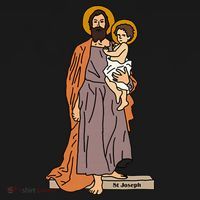St Joseph and Child Jesus Consecration Catholic Saint Doggie Tank thumb 4