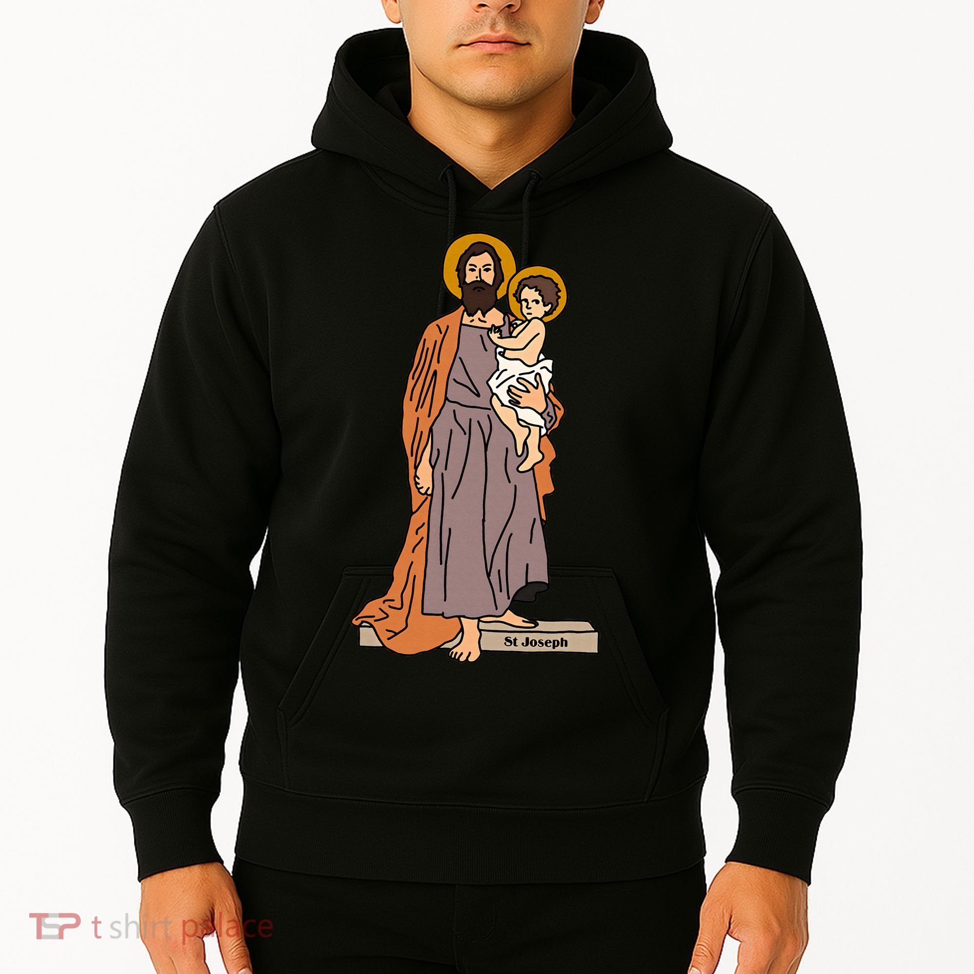 St Joseph and Child Jesus Consecration Catholic Saint Hoodie