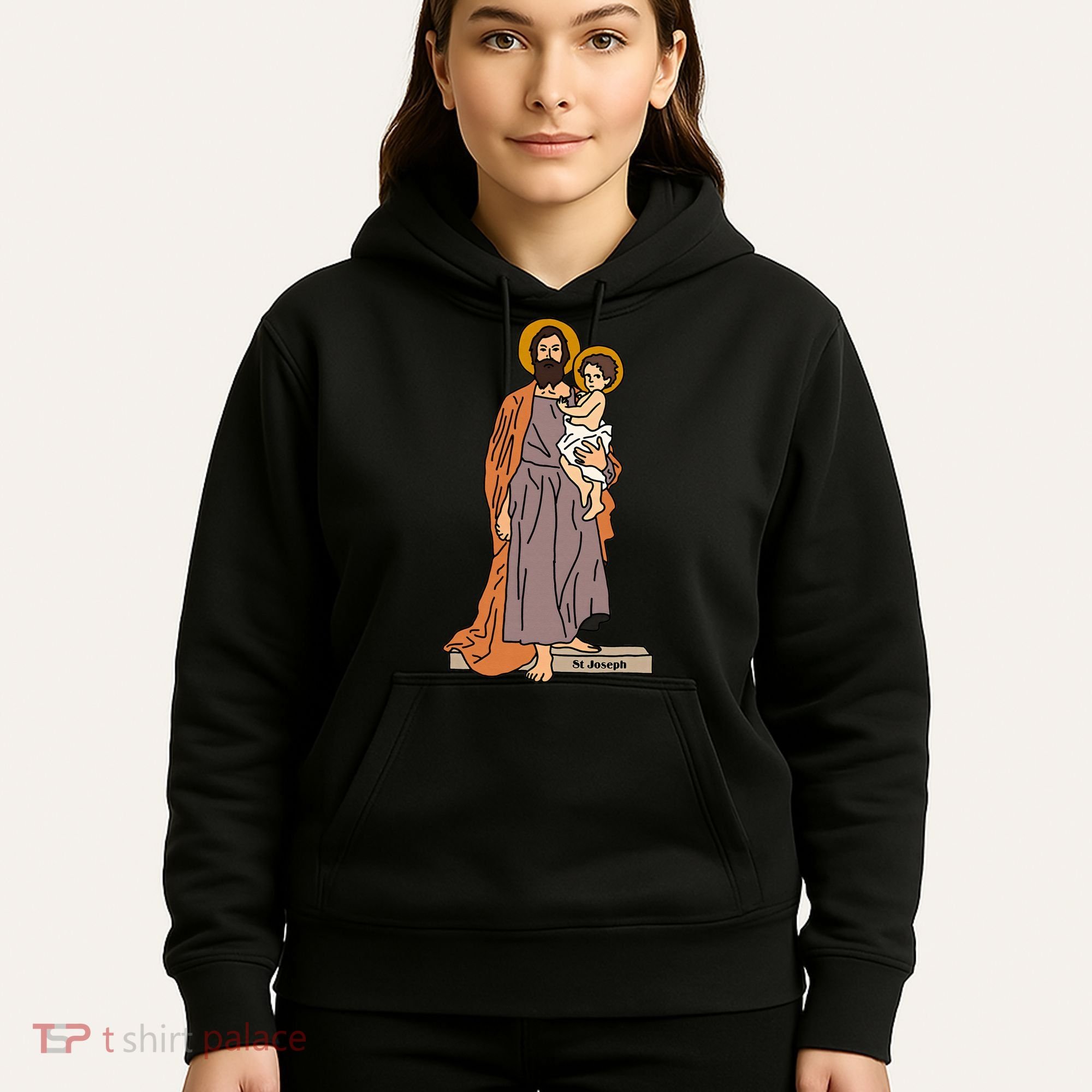 St Joseph and Child Jesus Consecration Catholic Saint Hoodie