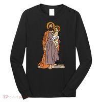 St Joseph and Child Jesus Consecration Catholic Saint Long Sleeve Shirt thumb 0