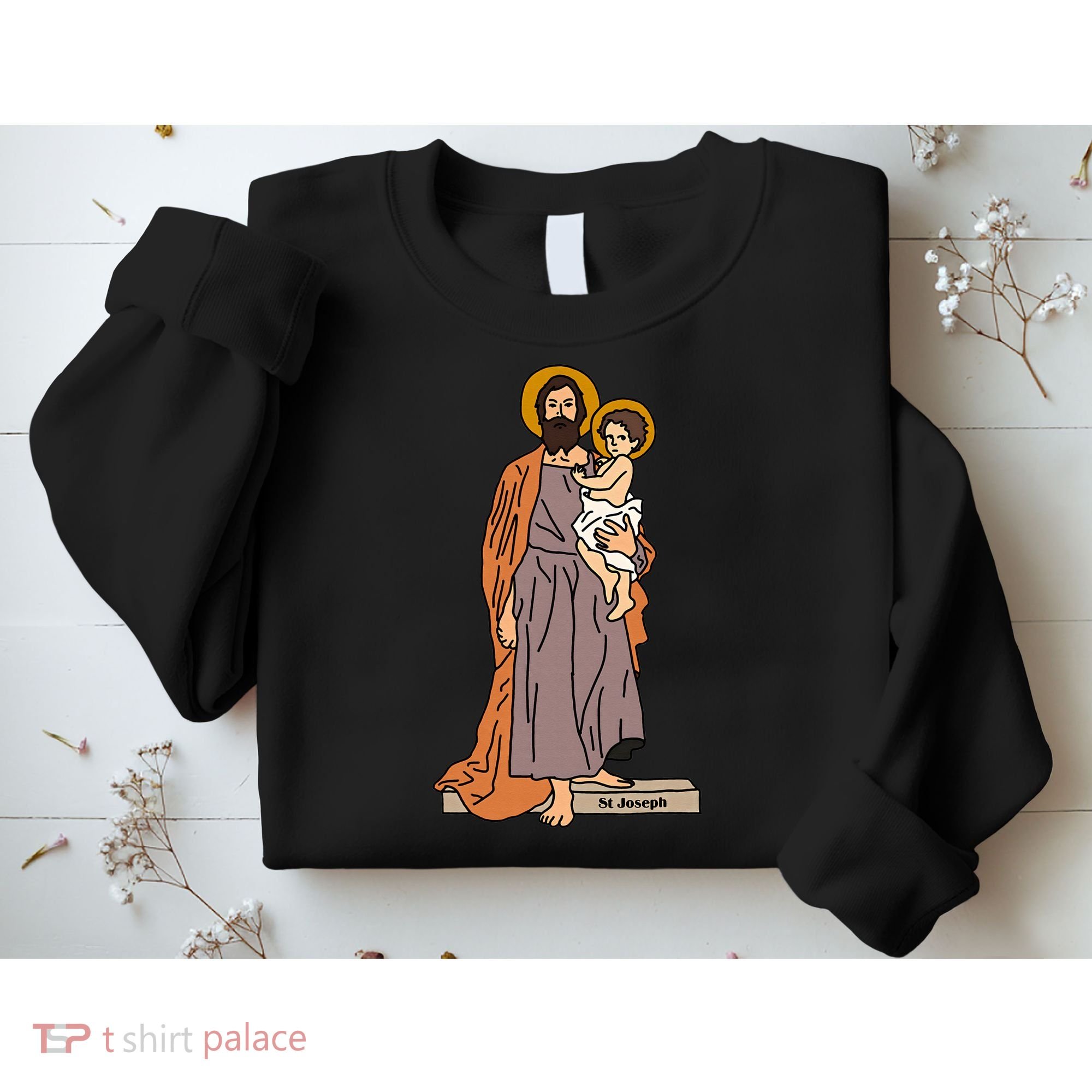 St Joseph and Child Jesus Consecration Catholic Saint Sweatshirt