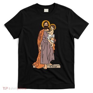 St Joseph and Child Jesus Consecration Catholic Saint T-Shirt