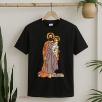 St Joseph and Child Jesus Consecration Catholic Saint T-Shirt thumb 2