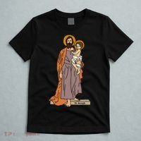 St Joseph and Child Jesus Consecration Catholic Saint T-Shirt thumb 5