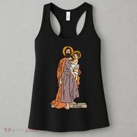 St Joseph and Child Jesus Consecration Catholic Saint Women's Tank Top thumb 3
