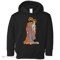 St Joseph and Child Jesus Consecration Catholic Saint Toddler Hoodie thumb 0