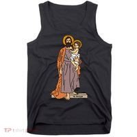 St Joseph and Child Jesus Consecration Catholic Saint Tank Top thumb 0