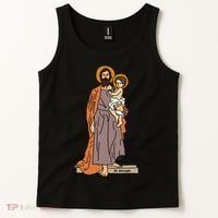 St Joseph and Child Jesus Consecration Catholic Saint Tank Top thumb 2
