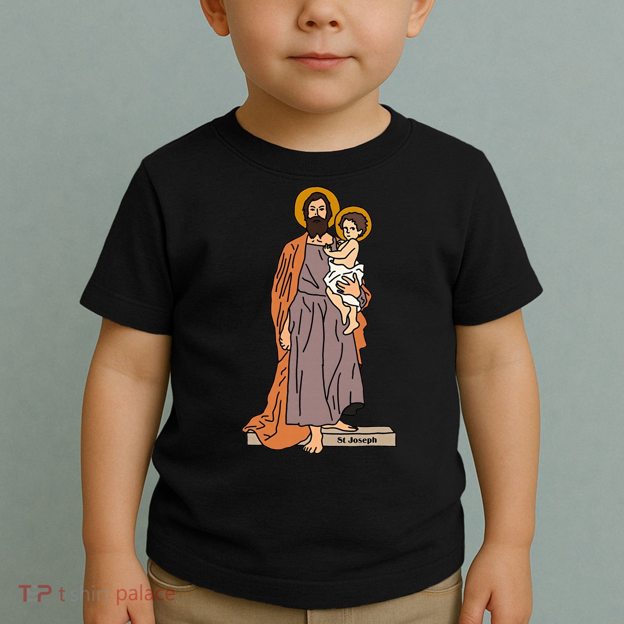 St Joseph and Child Jesus Consecration Catholic Saint Toddler T-Shirt