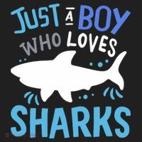 Shark Just A Boy Who Loves Sharks Gift Tumbler thumb 3