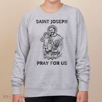 Saint Joseph All Saints Day, St Joseph, Catholic Women's Sweatshirt thumb 0