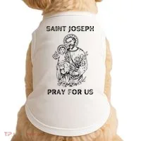 Saint Joseph All Saints Day, St Joseph, Catholic Doggie Tank thumb 0