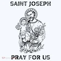 Saint Joseph All Saints Day, St Joseph, Catholic Women's Hoodie thumb 2