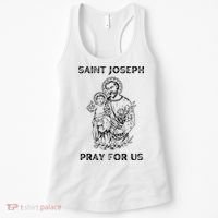 Saint Joseph All Saints Day, St Joseph, Catholic Women's Tank Top thumb 0