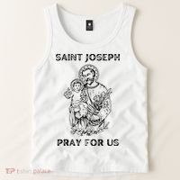 Saint Joseph All Saints Day, St Joseph, Catholic Tank Top thumb 2