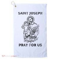 Saint Joseph All Saints Day, St Joseph, Catholic Golf Towel thumb 0