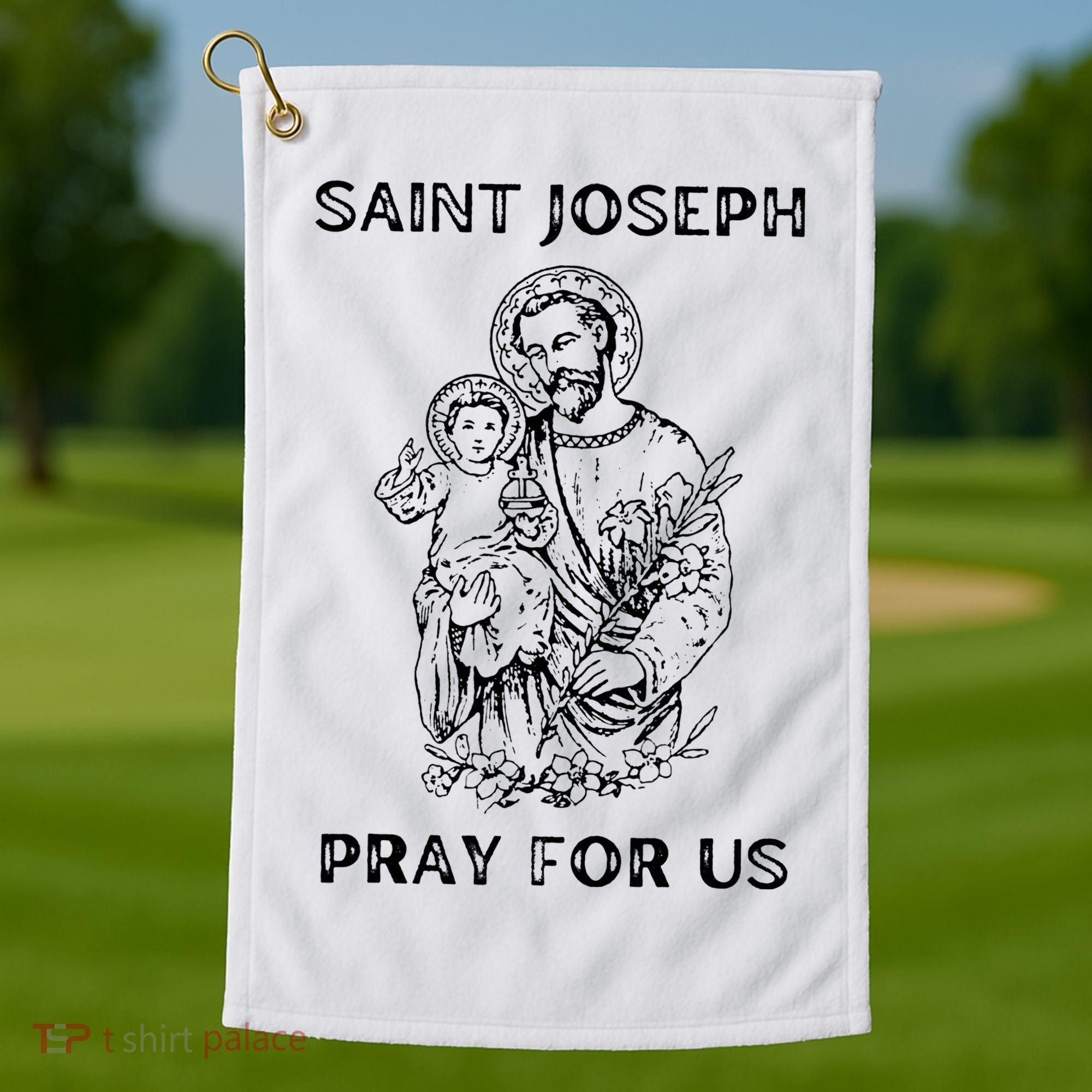 Saint Joseph All Saints Day, St Joseph, Catholic Golf Towel