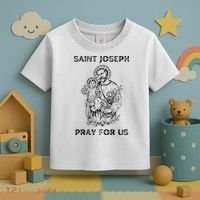 Saint Joseph All Saints Day, St Joseph, Catholic Toddler T-Shirt thumb 3