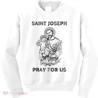 Saint Joseph All Saints Day, St Joseph, Catholic Kids Sweatshirt thumb 0