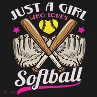 Softball Just A Girl Who Loves Softball Softball Player Women's Tank Top thumb 5