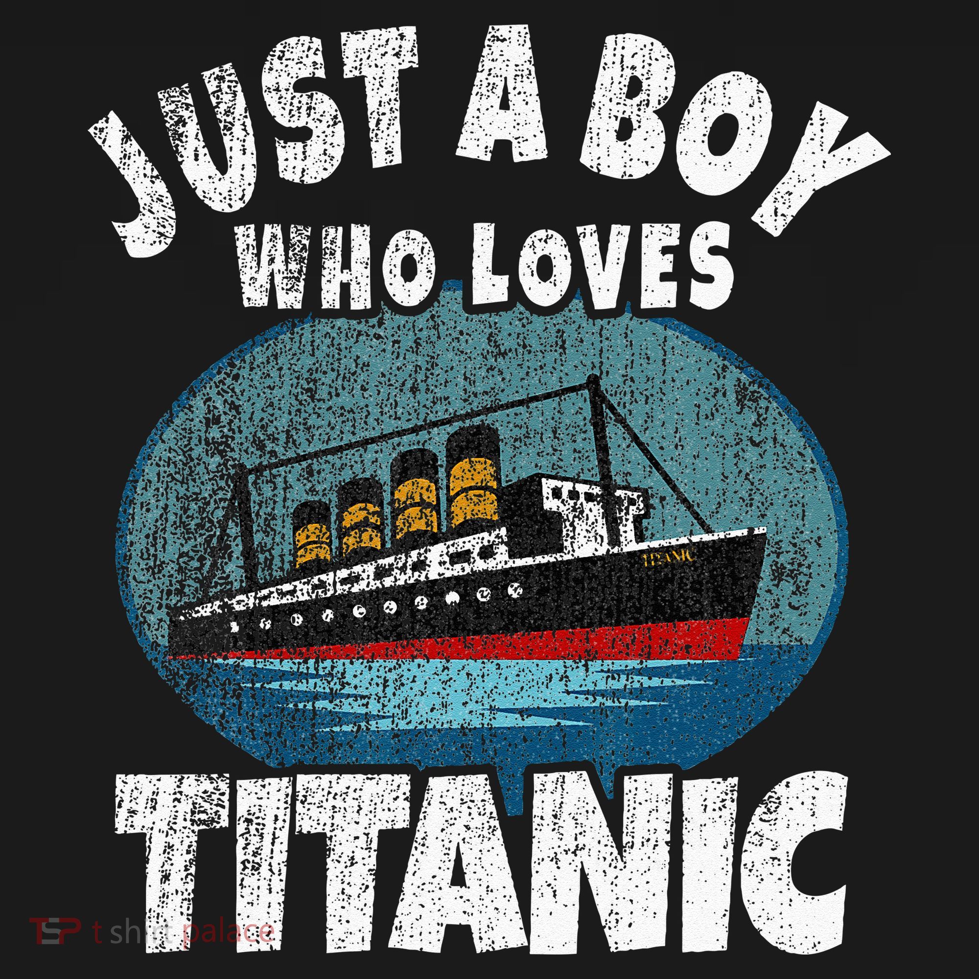 Ship Just A Boy Who Loves Titanic Boat Titanic Long Sleeve Shirt