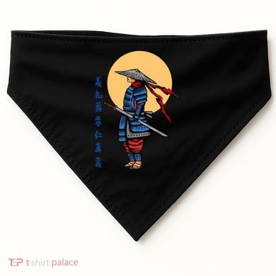 Samurai Japanese Art Martial Arts Gift USA-Made Doggie Bandana