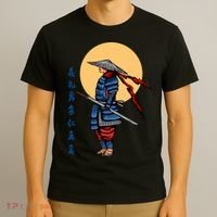 Samurai Japanese Art Martial Arts Gift T-Shirt thumb 3