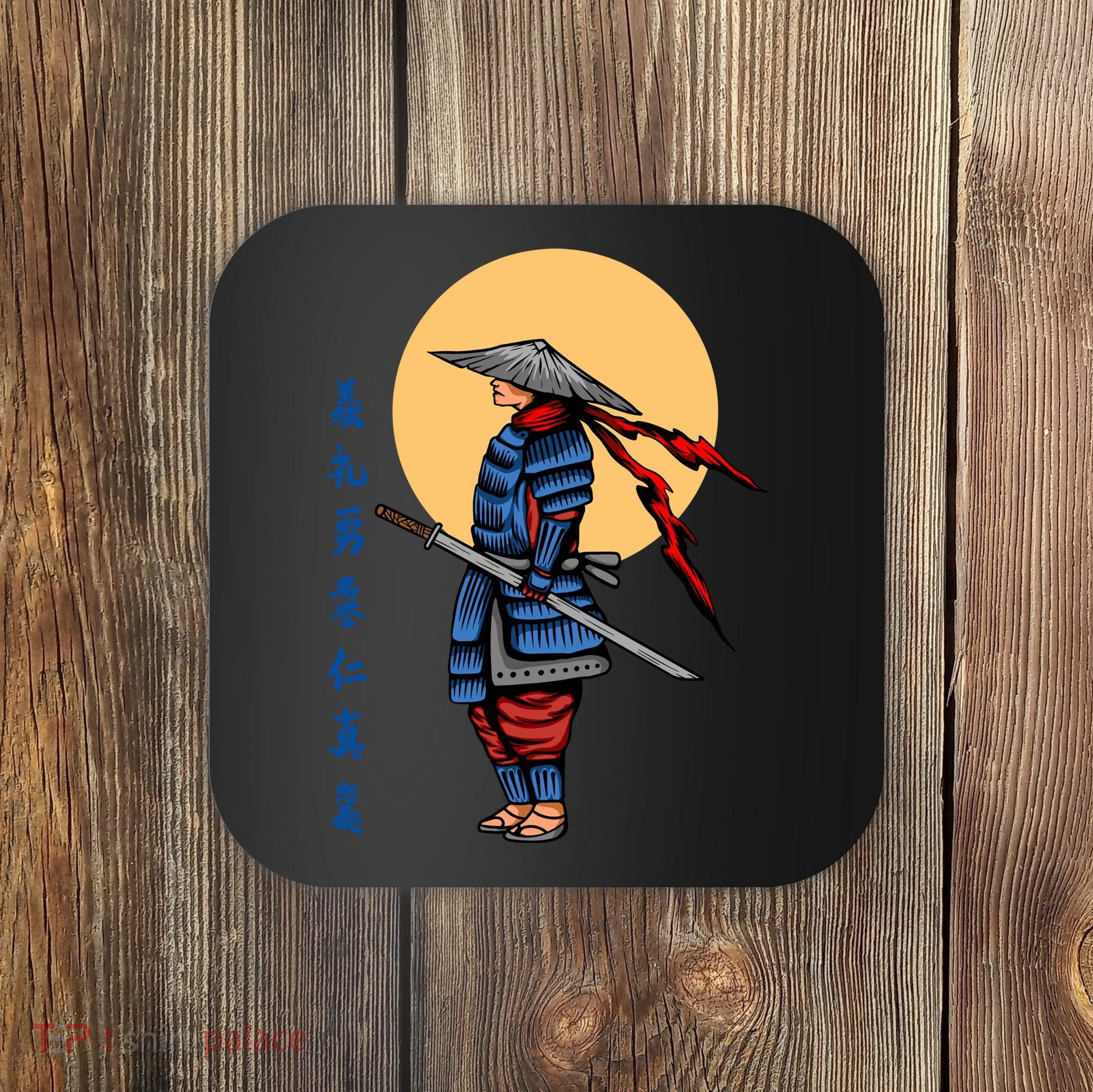 Samurai Japanese Art Martial Arts Gift Coaster
