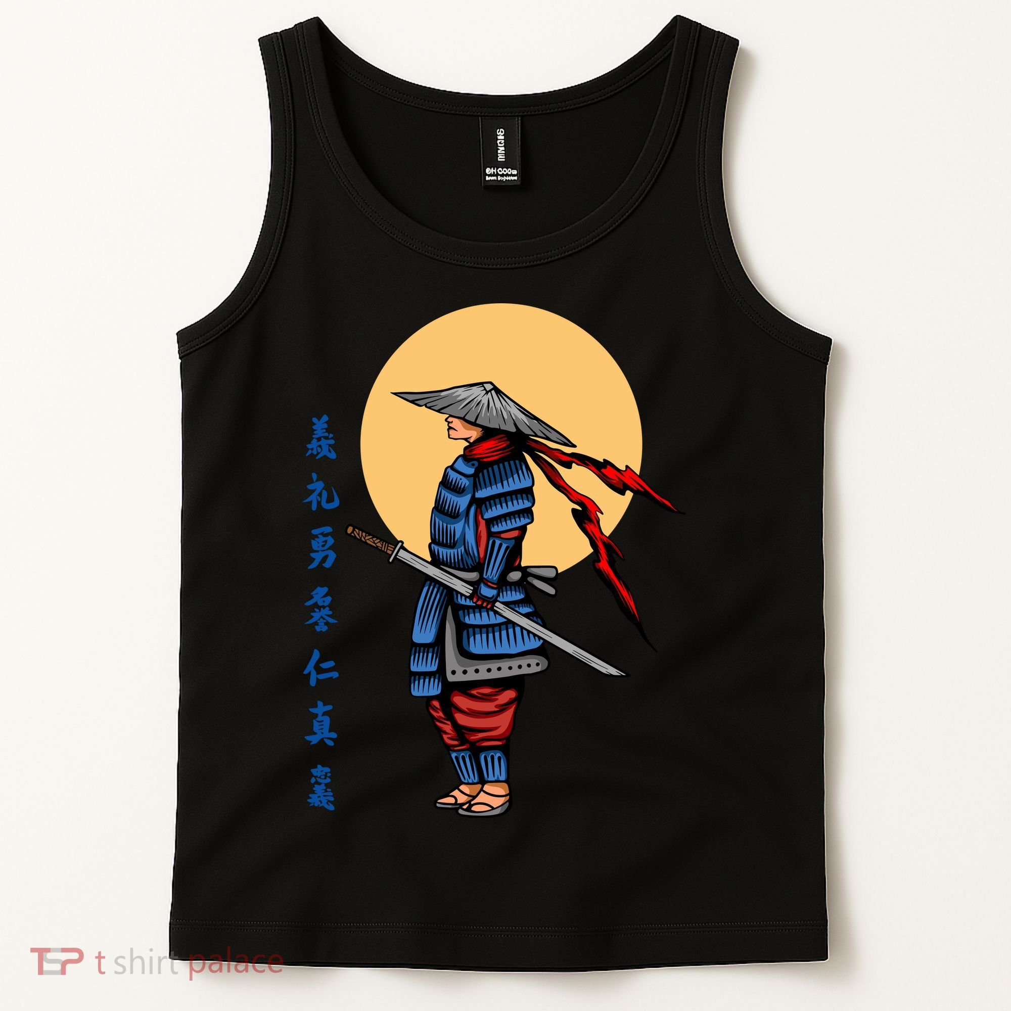 Samurai Japanese Art Martial Arts Gift Tank Top