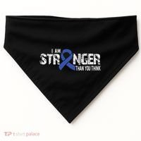 Stronger Juvenile Arthritis Awareness Supporter Ribbon USA-Made Doggie Bandana thumb 0