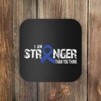 Stronger Juvenile Arthritis Awareness Supporter Ribbon Coaster thumb 0