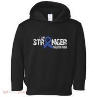 Stronger Juvenile Arthritis Awareness Supporter Ribbon Toddler Hoodie thumb 0