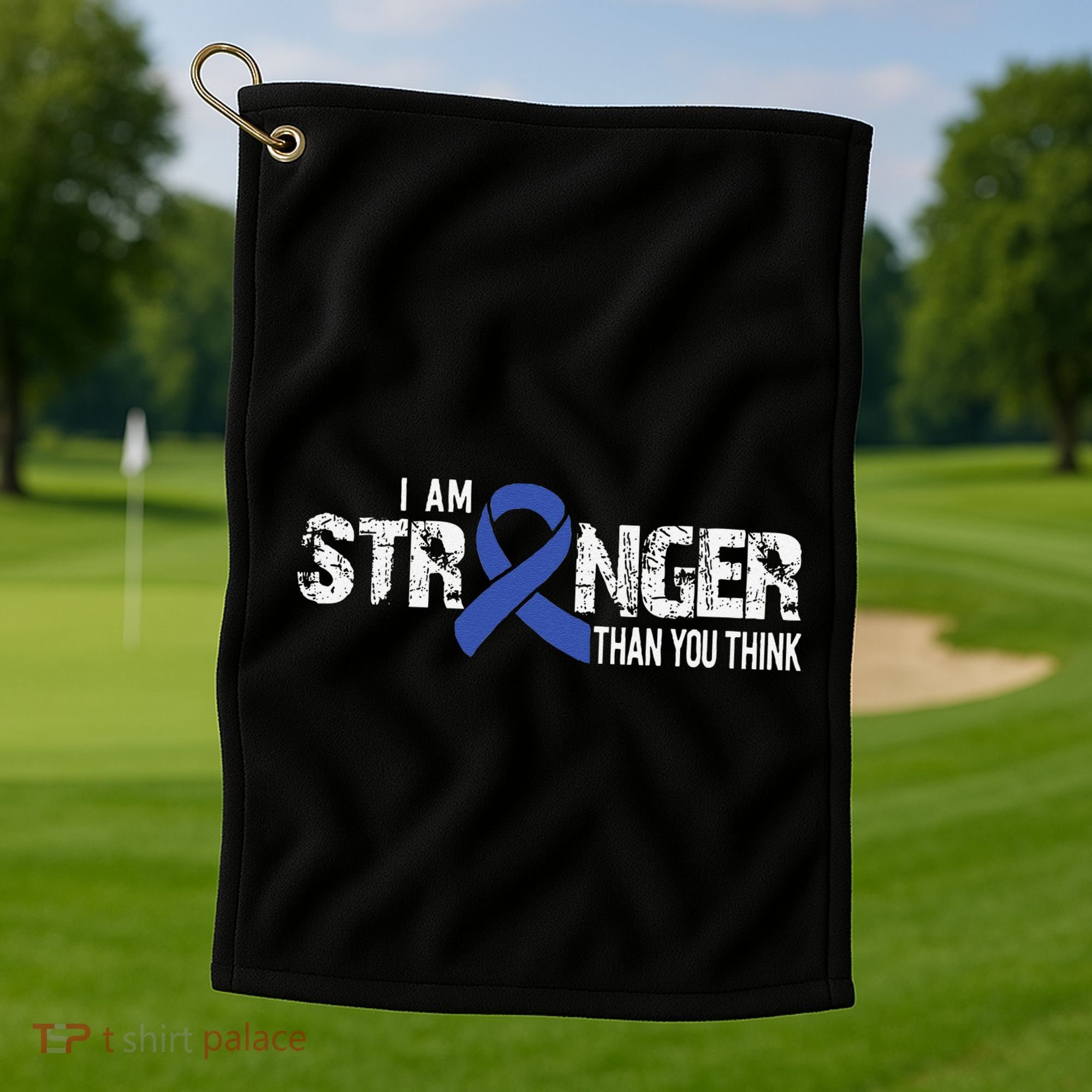 Stronger Juvenile Arthritis Awareness Supporter Ribbon Golf Towel