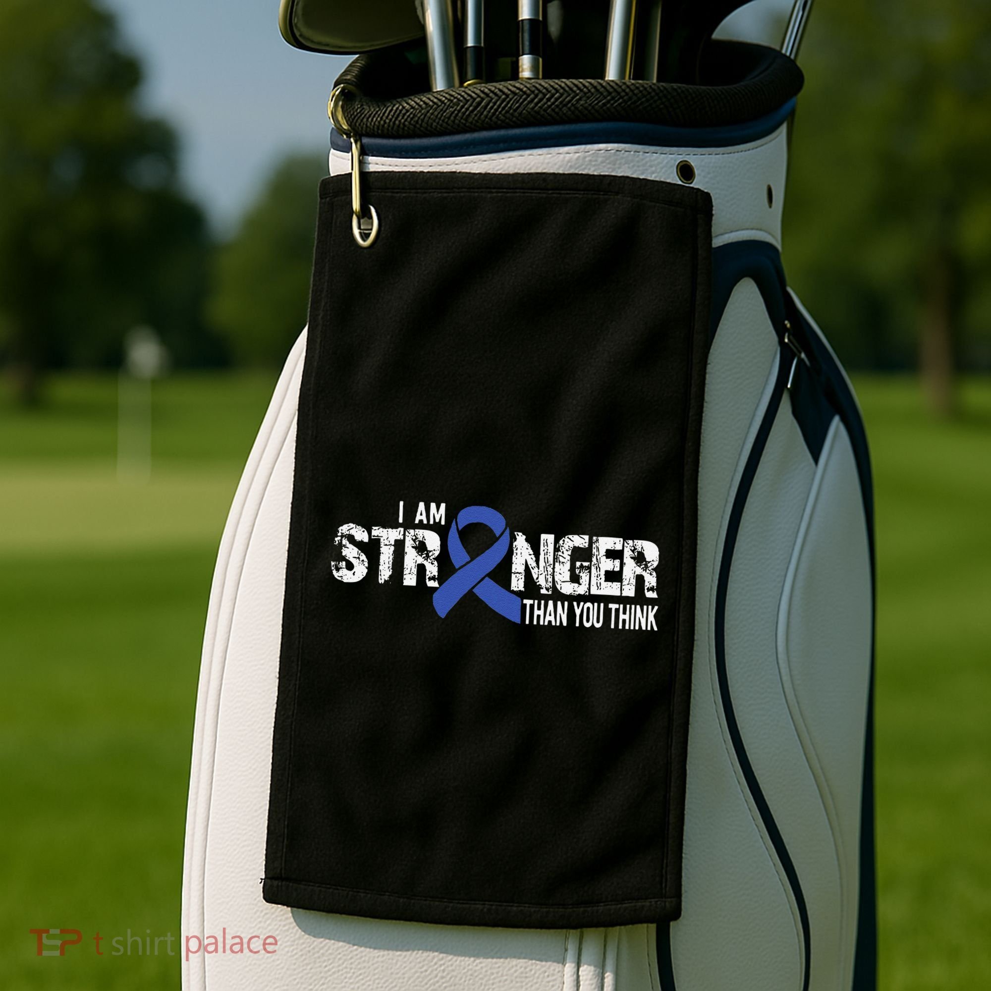 Stronger Juvenile Arthritis Awareness Supporter Ribbon Golf Towel