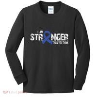 Stronger Juvenile Arthritis Awareness Supporter Ribbon Kids Long Sleeve Shirt thumb 0