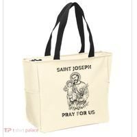 Saint Joseph  All Saints Day St Joseph Catholic Tote Bag thumb 2