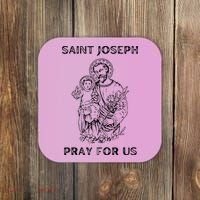 Saint Joseph  All Saints Day St Joseph Catholic Coaster thumb 0