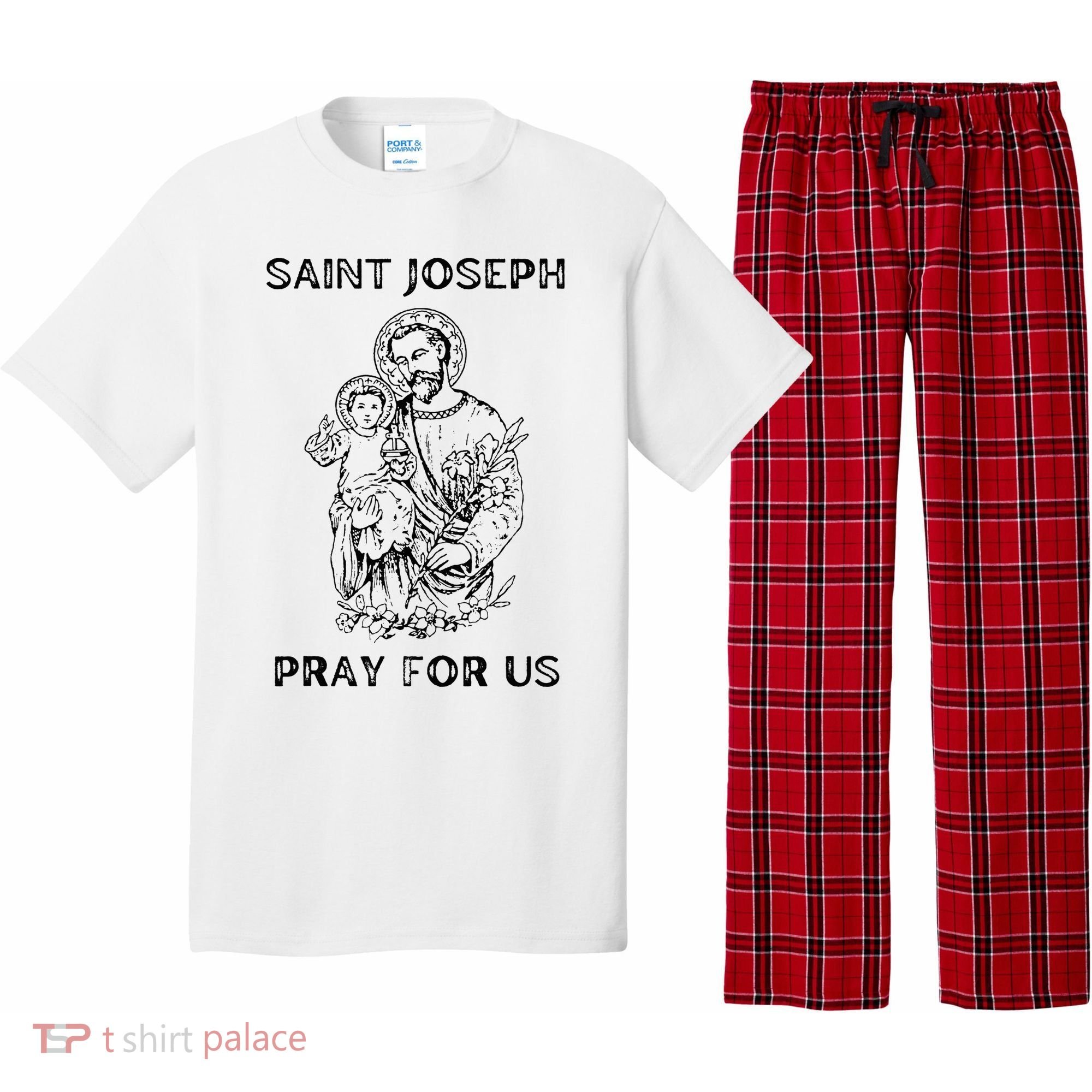 Saint Joseph  All Saints Day St Joseph Catholic Pajama Set