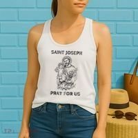 Saint Joseph  All Saints Day St Joseph Catholic Women's Tank Top thumb 2