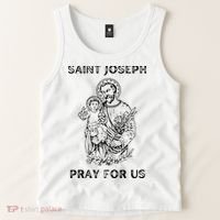Saint Joseph  All Saints Day St Joseph Catholic Tank Top thumb 2
